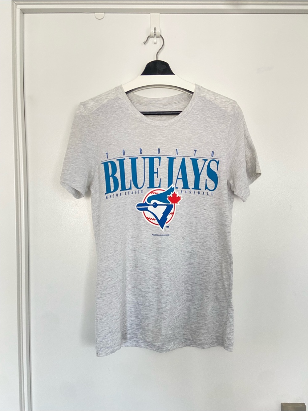 Toronto Blue Jays Throwback T-Shirt (Ash) Grey Peace Collective